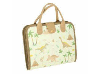 Busy Board Montessori, Carte senzorială Portabilă cu Activități Educative și Interactive, Dinozauri