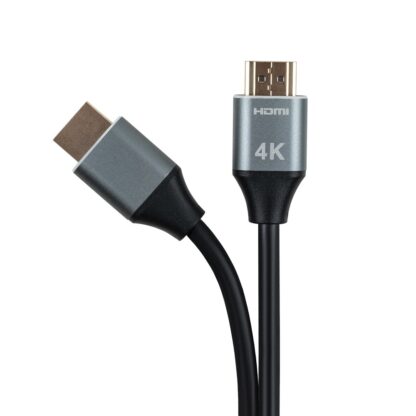 Cablu High Speed HDMI 2.0 Tellur, 4K, 18Gbps, tată-tată, Ethernet, aurit, 5m, negru 2