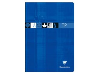 Caiet A4 capsat, 48 file, velin, Clairefontaine albastru