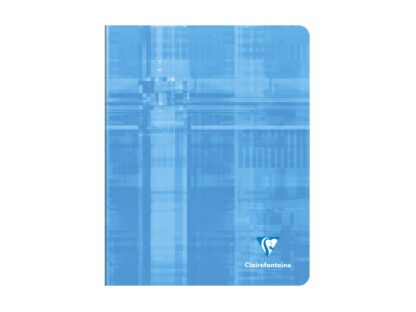 Caiet A5+ (16,5 x 21 cm) capsat, 36 file, Clairefontaine, matematică 10 x 10 mm albastru