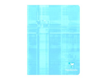Caiet capsat 17 x 22 cm 5 x 5 Clairefontaine albastru deschis