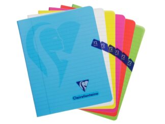 Caiet capsat A5+, 36 file, Colecția Mimesys, Clairefontaine dictando