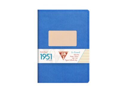 Caiet capsat A5, 48 file, Colecția 1951, Clairefontaine albastru