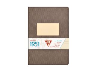 Caiet capsat A5, 48 file, Colecția 1951, Clairefontaine negru
