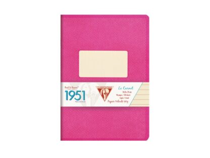 Caiet capsat A5, 48 file, Colecția 1951, Clairefontaine roz