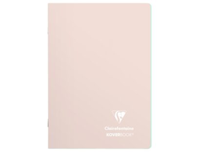 Caiet capsat A5, 48 file, Colecția 1951, Koverbook, Clairefontaine Powder pink