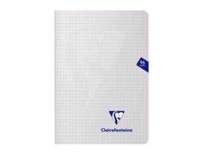 Caiet capsat A5, 48 file, Colecția Mimesys, Clairefontaine alb