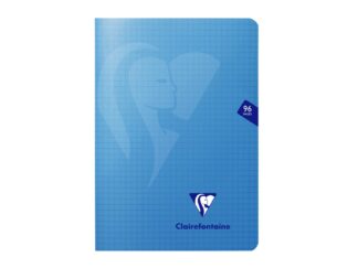 Caiet capsat A5, 48 file, Colecția Mimesys, Clairefontaine albastru