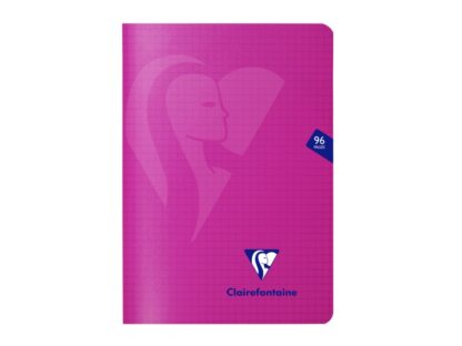 Caiet capsat A5, 48 file, Colecția Mimesys, Clairefontaine mov