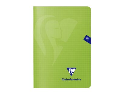 Caiet capsat A5, 48 file, Colecția Mimesys, Clairefontaine verde