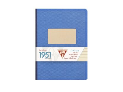 Caiet capsat A5, 96 file, Colecția 1951, Clairefontaine albastru