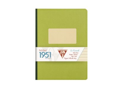 Caiet capsat A5, 96 file, Colecția 1951, Clairefontaine verde