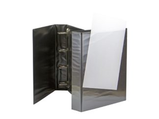 Caiet mecanic cu buzunar 55 mm negru