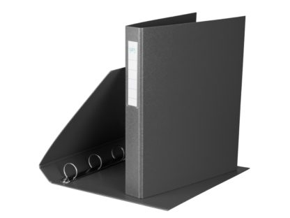Caiet mecanic A4 plastifiat cu 4 inele negru