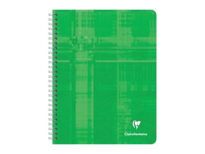 Caiet cu spirală Metric Clairefontaine, 112 file verde