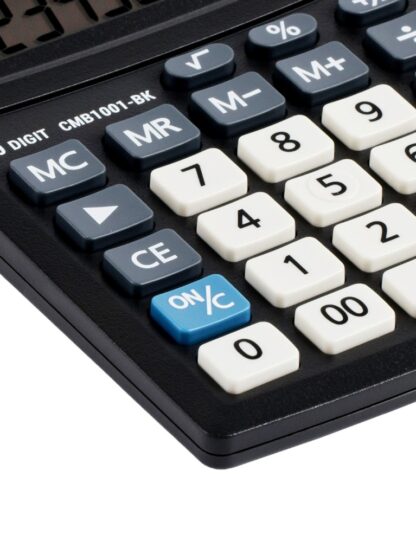 Calculator de birou 10 digiți, 137 x 102 x 31 mm, Eleven CMB1001-BK 3