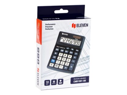 Calculator de birou 10 digiți, 137 x 102 x 31 mm, Eleven CMB1001-BK 5