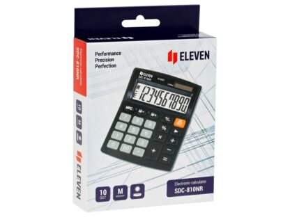 Calculator de birou 10 digiți, 124 x 102 x 25 mm, Eleven SDC-810NR 5