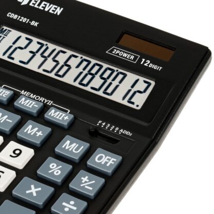 Calculator de birou 12 digiți, 205 x 155 x 35 mm, Eleven CDB1201-BK 3