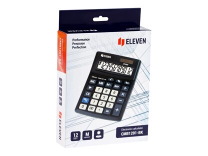 Calculator de birou 12 digiți, 137 x 102 x 31 mm, Eleven CMB1201-BK 5