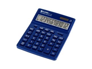 Calculator de birou 12 digiți, 204 x 155 x 33 mm, Eleven SDC-444XR albastru