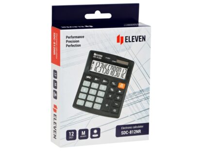 Calculator de birou 12 digiți, 124 x 102 x 25 mm, Eleven SDC-812NR 5