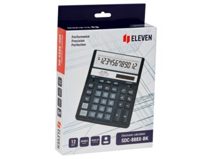 Calculator de birou 12 digiți, 203 x 158 x 31 mm, Eleven SDC-888X-BK 5
