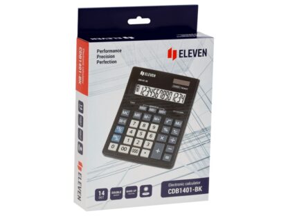 Calculator de birou 14 digiți, 205 x 155 x 35 mm, Eleven CDB1401-BK 5
