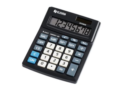 Calculator de birou 8 digiți, 137 x 102 x 31 mm, Eleven CMB801-BK