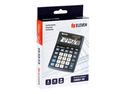 Calculator de birou 8 digiți, 137 x 102 x 31 mm, Eleven CMB801-BK 5