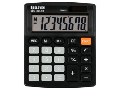 Calculator de birou 8 digiți, 120 x 105 x 21 mm, Eleven SDC-805NR 1