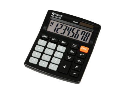 Calculator de birou 8 digiți, 120 x 105 x 21 mm, Eleven SDC-805NR