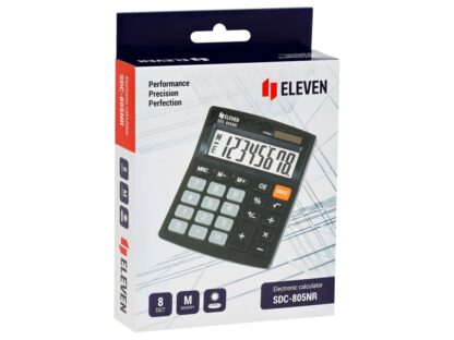 Calculator de birou 8 digiți, 120 x 105 x 21 mm, Eleven SDC-805NR 5
