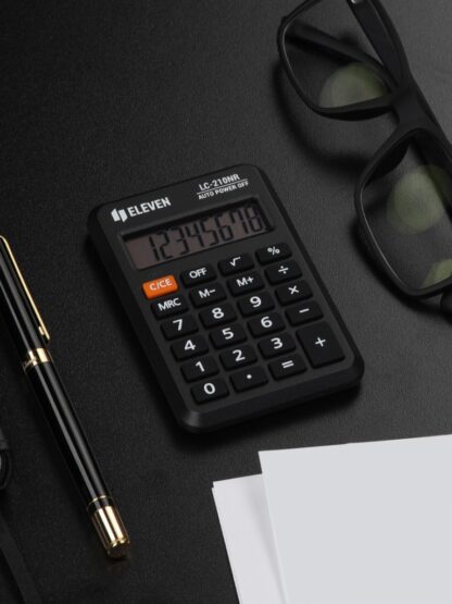 Calculator de buzunar 8 digiți, 98 x 62 x 10 mm, Eleven LC-210NR 4