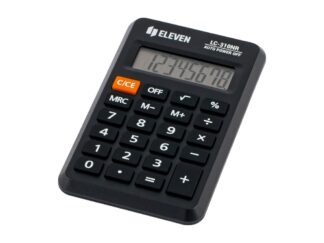 Calculator de buzunar 8 digiți, 114 x 69 x 14 mm, Eleven LC-310NR