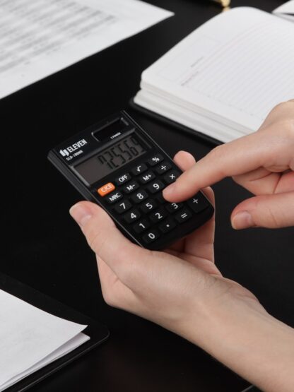 Calculator de buzunar 8 digiți, 88 x 58 x 10 mm, Eleven SLD-100NR 4