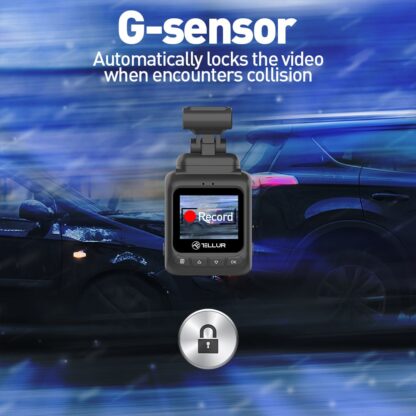 Cameră auto Tellur Dash Patrol DC1, FullHD 1080P, Black 8