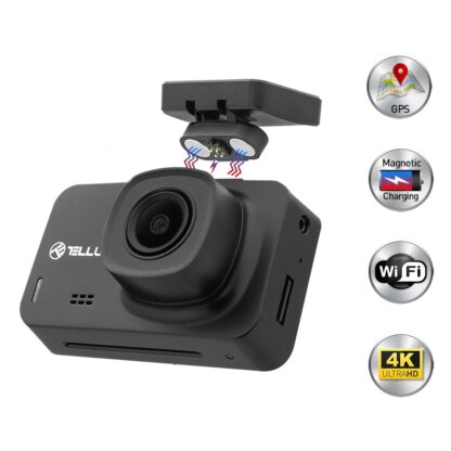 Cameră auto Tellur Dash Patrol DC3, 4K, GPS, WiFi, Black 8