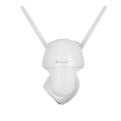 Cameră solară WiFi Tellur Smart, P&T, 3MP, 2K UltraHD, PIR, panou solar 20W, Alb 12