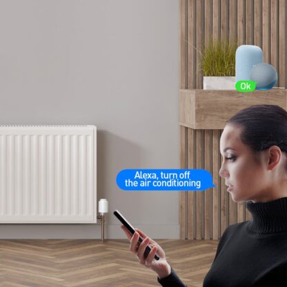 Cap termostatic WiFi Tellur Smart, RVSH1, LED, Alb 4