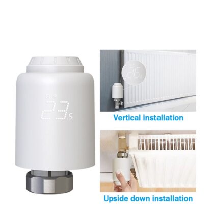 Cap termostatic WiFi Tellur Smart, RVSH1, LED, Alb 6