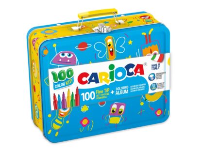 Carioca 100 Color Kit albastru