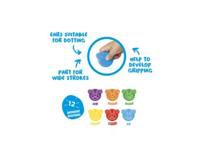 CARIOCA BABY TEDDY 1+ 12 culori/tub carton culori