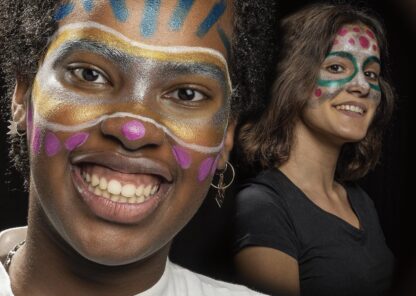 Carioca Mask-Up Metallic exemplu
