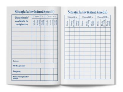 Carnet de elev pentru liceu 4