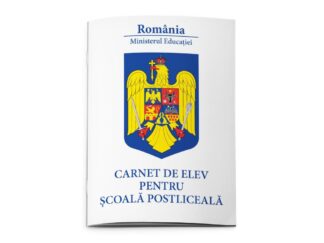 Carnet de elev pentru școala postliceală