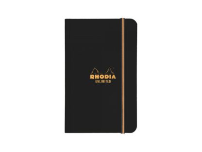 Carnet nedatat A5+, Rhodia Unlimited negru