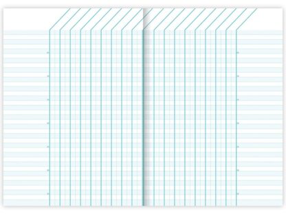 Carnet special A5 capsat, 20 file, Fantasy, Clairefontaine interior