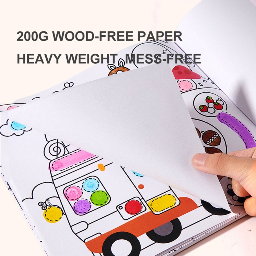 Carte de colorat pentru activități Do a Dot, pentru copii de 2 ani, avansat 4