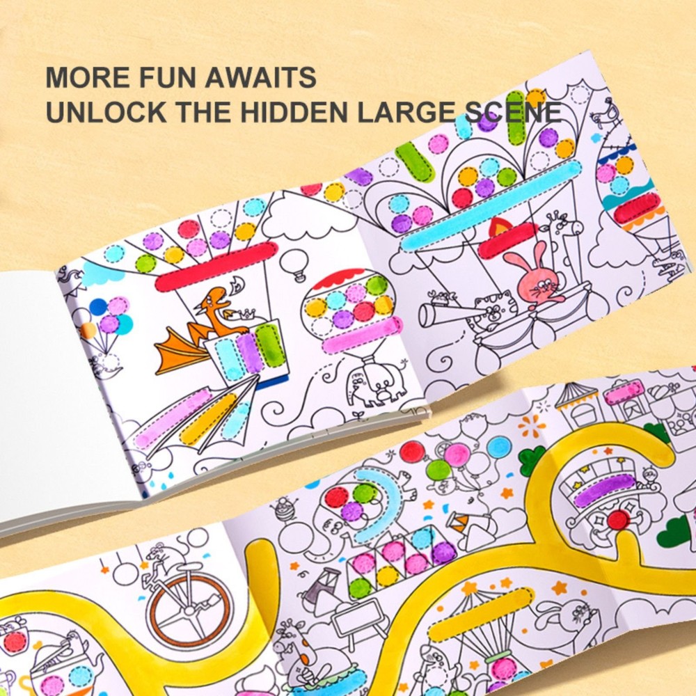 Carte de colorat pentru activități Do a Dot, pentru copii de 2 ani, avansat 9